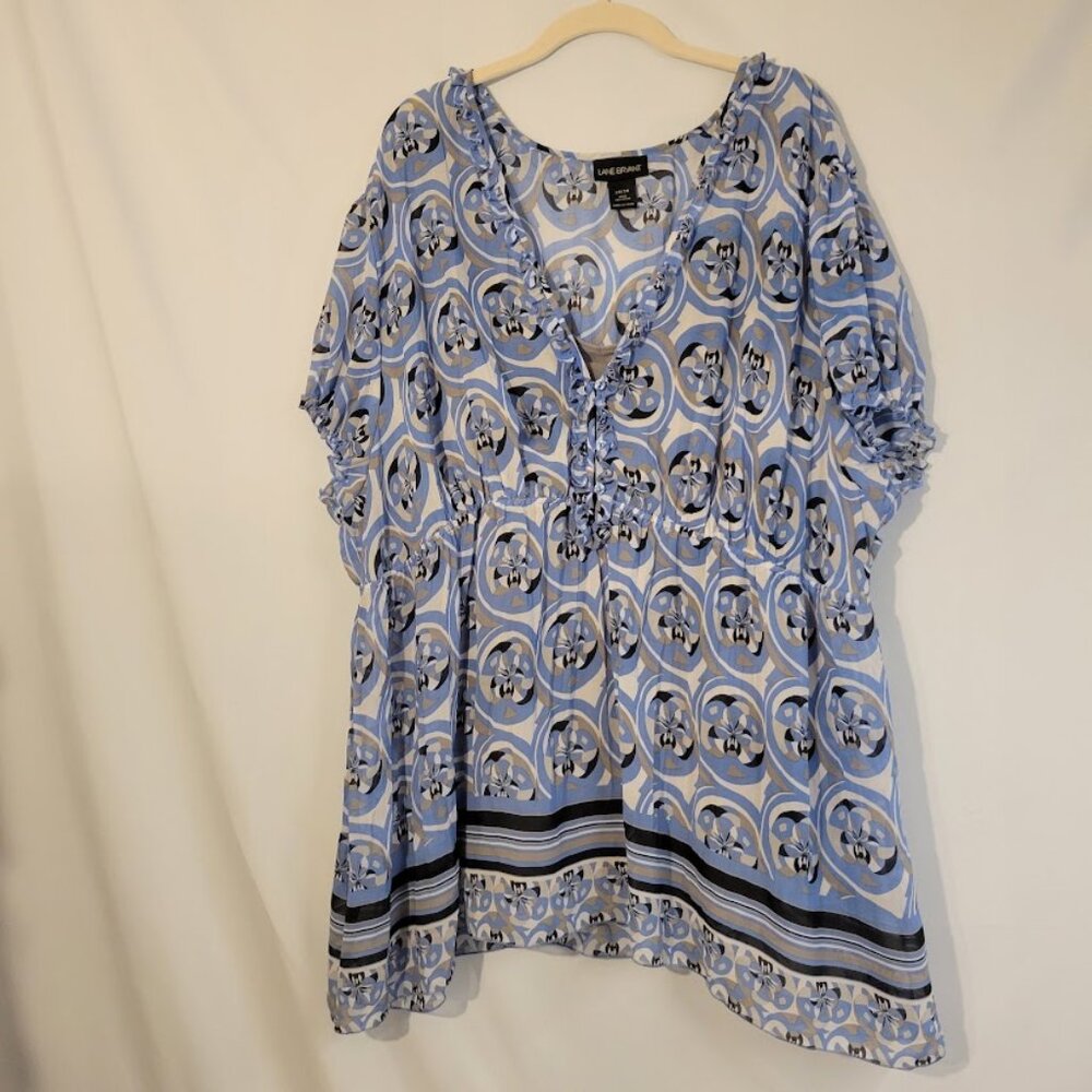 Lane Bryant 26w/28w Plus Blouse with matching camisole
